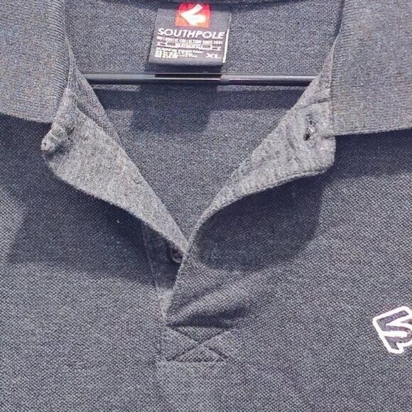 South Pole XL Polo – Short Sleeve, Black, Streetwear Look - Picture 2 of 11